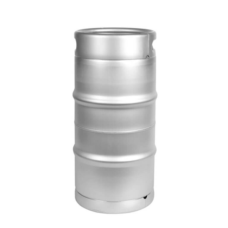 1/4 Barrel Sankey Keg Stainless Steel with Micro Matic 'D' Spear Tube
