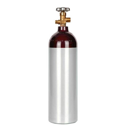 All Safe Global 22 Cubic Foot Industrial Aluminum Compressed Gas Cylinder