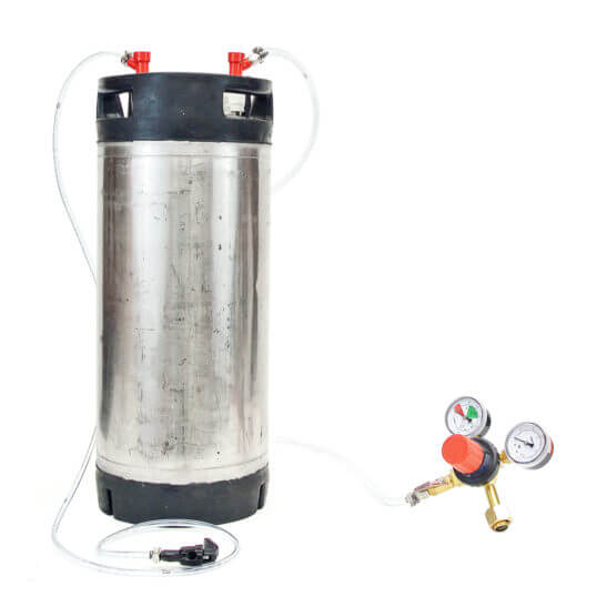 All Safe Global Keg Kit 7 5 Gallon Pin Lock Keg Regulator No CO2 Cylinder