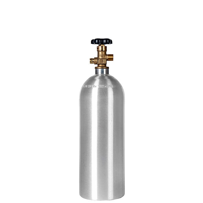 Homebrew New 5 lb Aluminum CO2 Cylinder FULL Aquarium Welding Kegerator