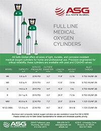 ASG Medical Cylinders Spec Sheet